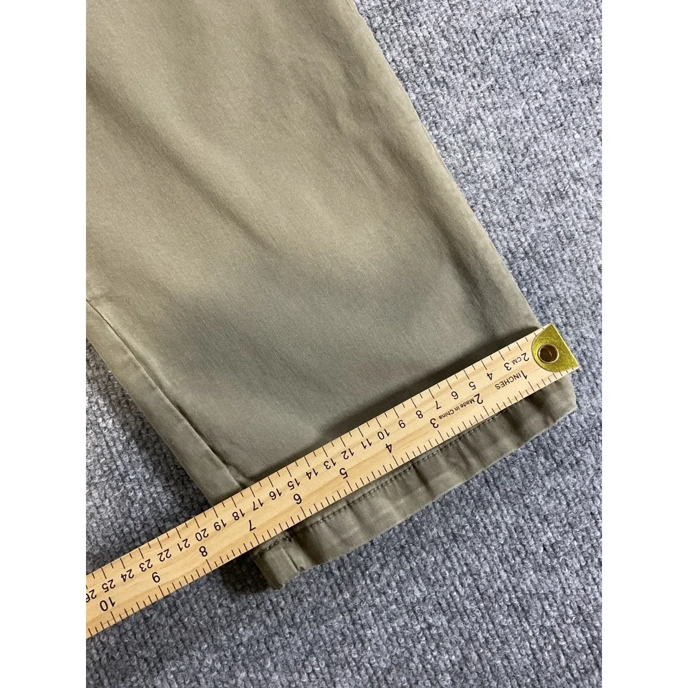 Mavi Johnny Slim Leg Pants Mens 40x30 Olive Green Stretch Casual Chino Pants